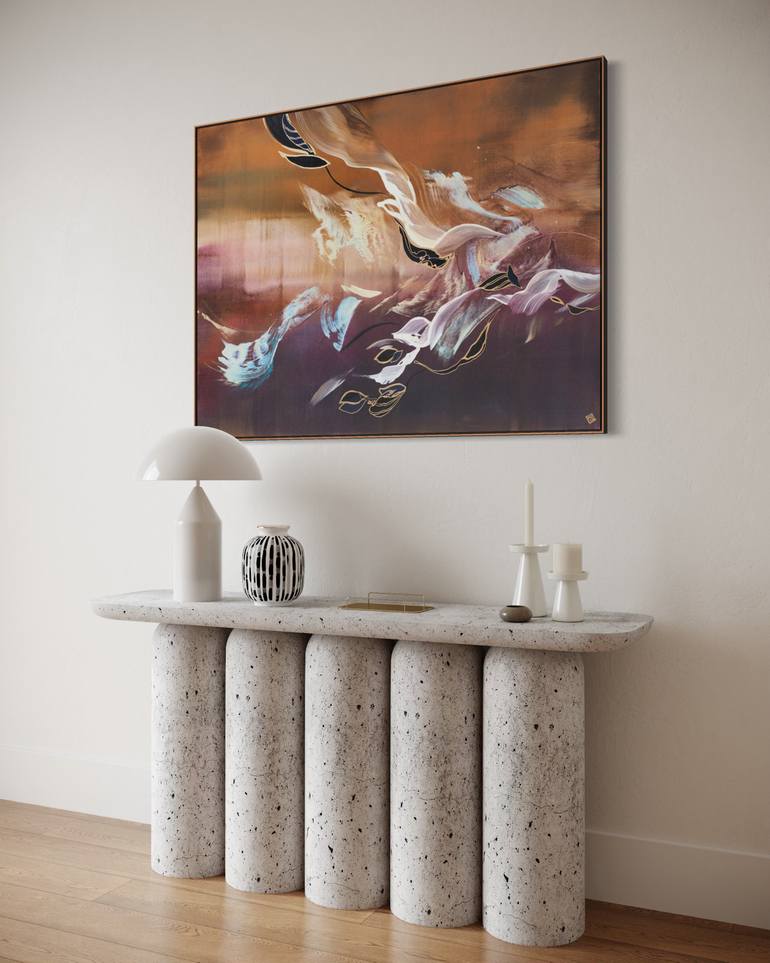 Original Abstract Expressionism Abstract Painting by Novi Lim