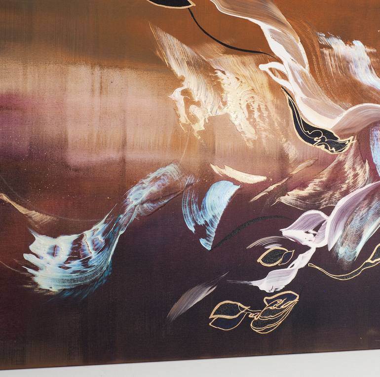 Original Abstract Expressionism Abstract Painting by Novi Lim