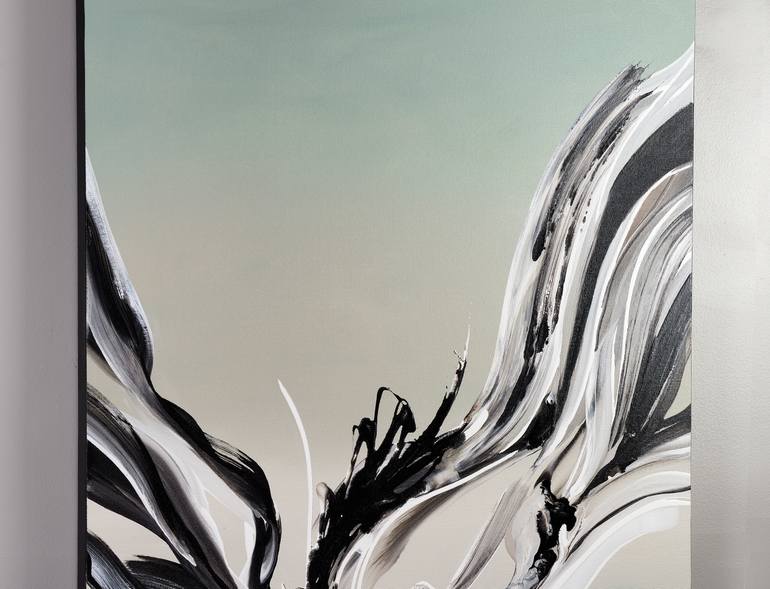 Original Abstract Expressionism Abstract Painting by Novi Lim