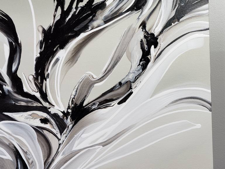 Original Abstract Expressionism Abstract Painting by Novi Lim