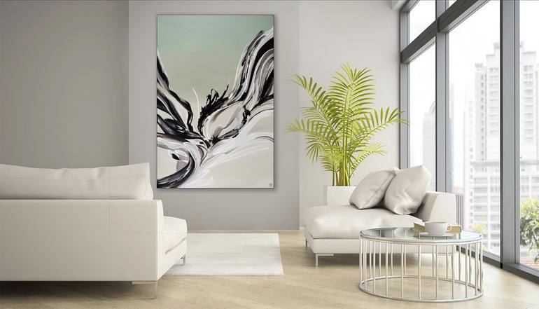 Original Abstract Expressionism Abstract Painting by Novi Lim