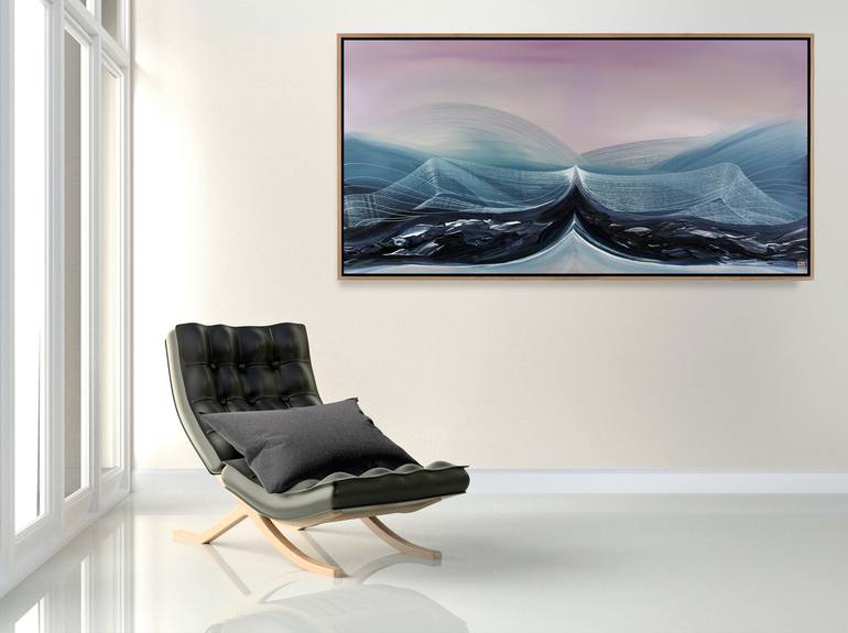 Original Abstract Expressionism Abstract Painting by Novi Lim