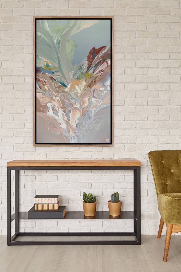 Original Abstract Expressionism Abstract Painting by Novi Lim