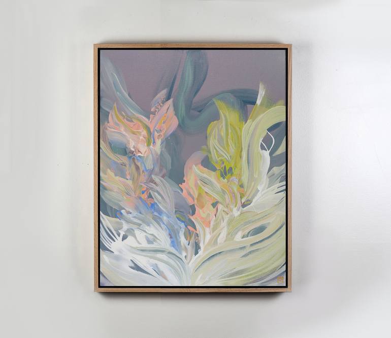 Original Abstract Expressionism Abstract Painting by Novi Lim