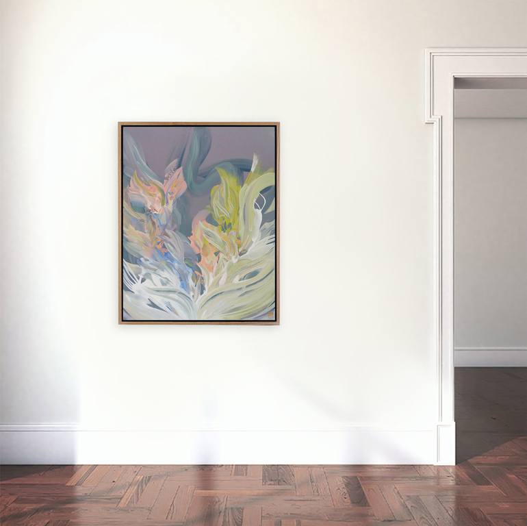 Original Abstract Expressionism Abstract Painting by Novi Lim