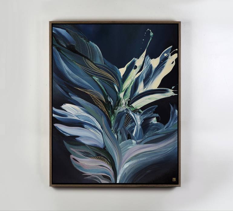 Original Abstract Expressionism Abstract Painting by Novi Lim