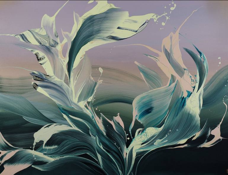 Swept By The Waves - Print