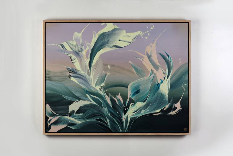 Original Abstract Expressionism Abstract Painting by Novi Lim