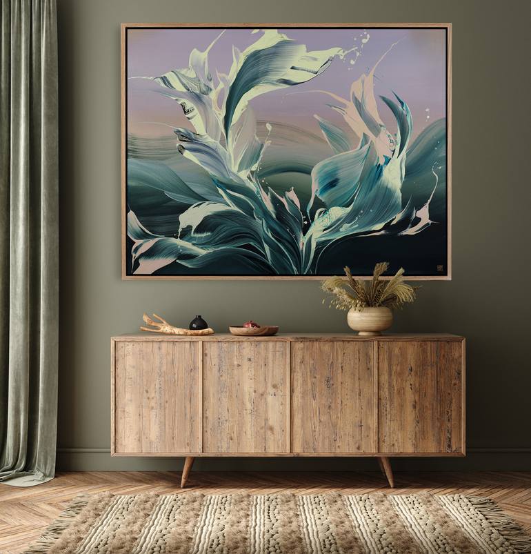 Original Abstract Expressionism Abstract Painting by Novi Lim