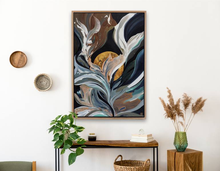 Original Abstract Expressionism Abstract Painting by Novi Lim