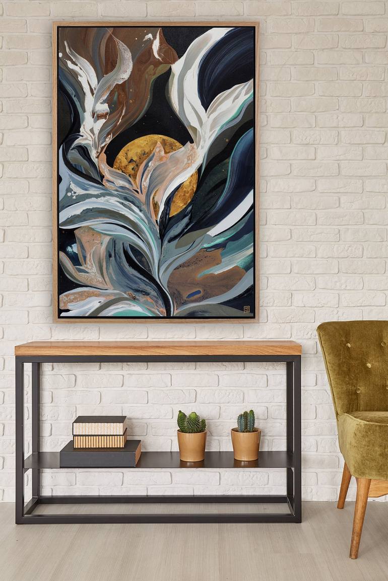 Original Abstract Expressionism Abstract Painting by Novi Lim