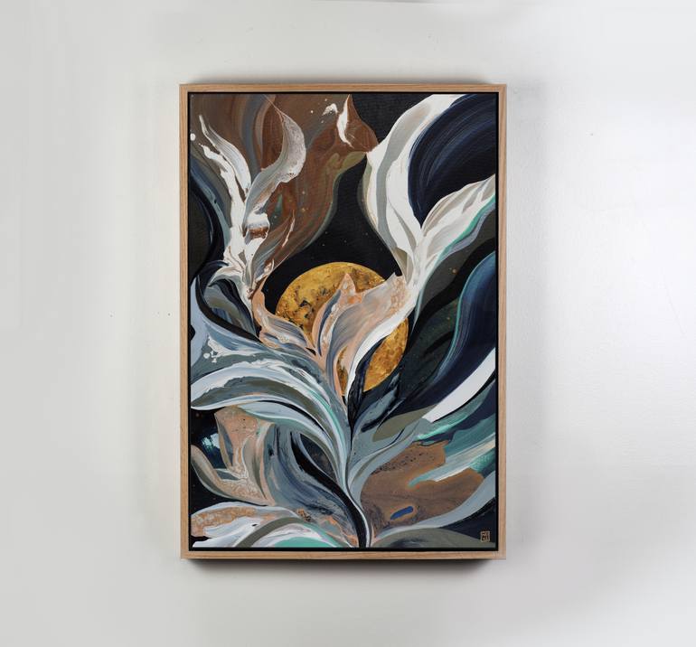 Original Abstract Expressionism Abstract Painting by Novi Lim