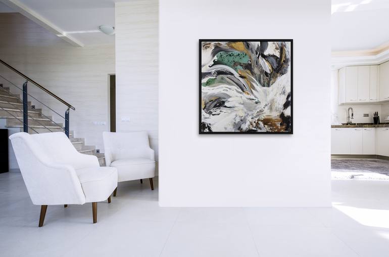 Original Abstract Expressionism Abstract Painting by Novi Lim
