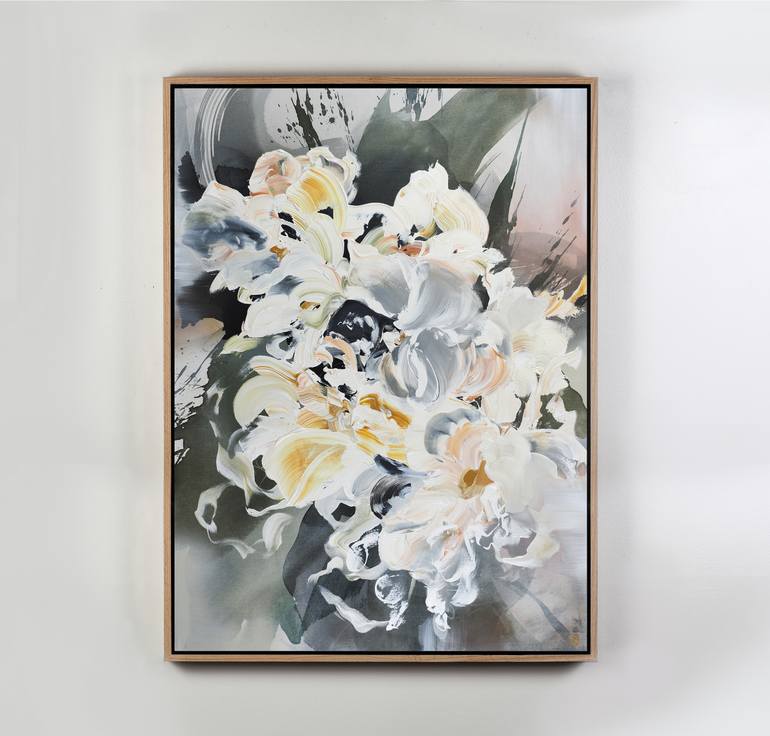 Original Abstract Expressionism Abstract Painting by Novi Lim