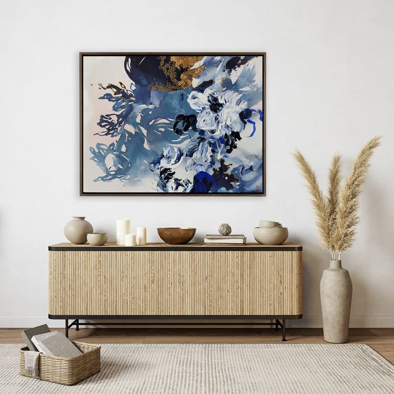 Original Abstract Expressionism Abstract Painting by Novi Lim