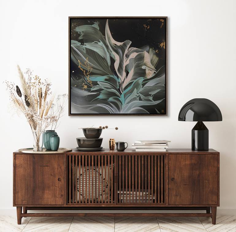Original Abstract Expressionism Abstract Painting by Novi Lim