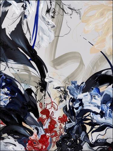 Original Abstract Expressionism Abstract Paintings by Novi Lim