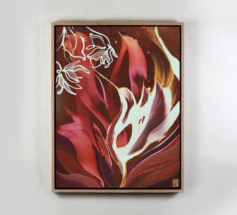 Original Abstract Expressionism Abstract Painting by Novi Lim
