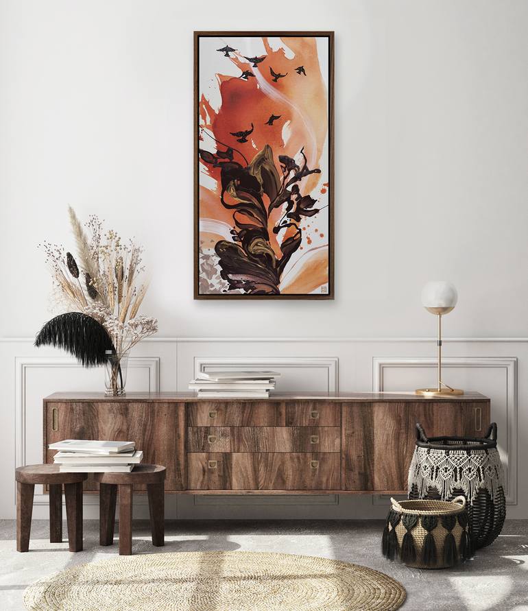 Original Abstract Expressionism Abstract Painting by Novi Lim