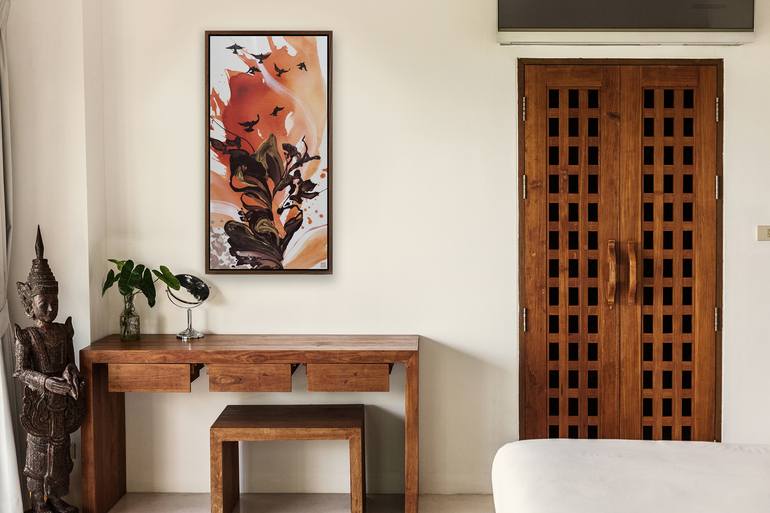 Original Abstract Expressionism Abstract Painting by Novi Lim