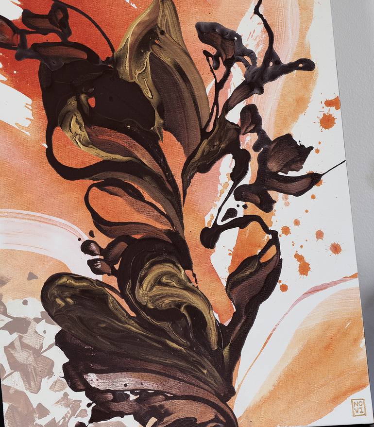 Original Abstract Expressionism Abstract Painting by Novi Lim