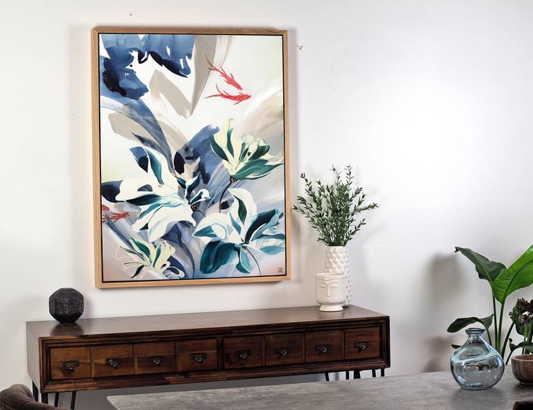 Original Abstract Expressionism Abstract Painting by Novi Lim
