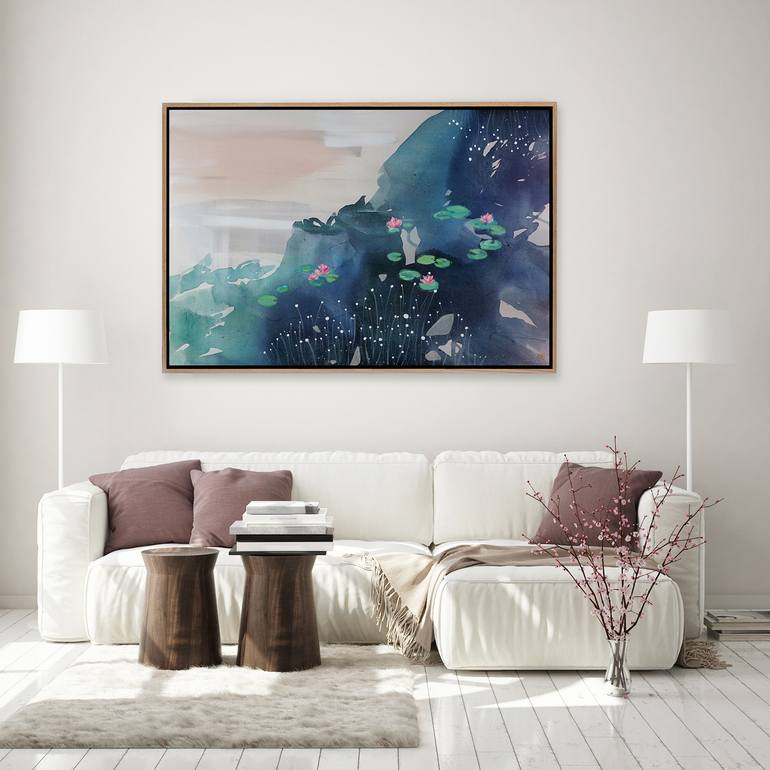 Original Abstract Expressionism Abstract Painting by Novi Lim