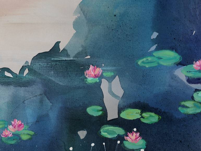 Original Abstract Expressionism Abstract Painting by Novi Lim