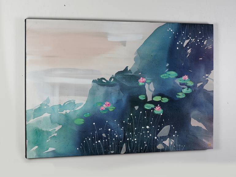 Original Abstract Expressionism Abstract Painting by Novi Lim