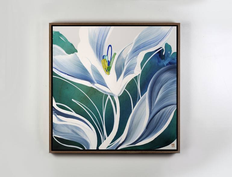 Original Abstract Expressionism Abstract Painting by Novi Lim