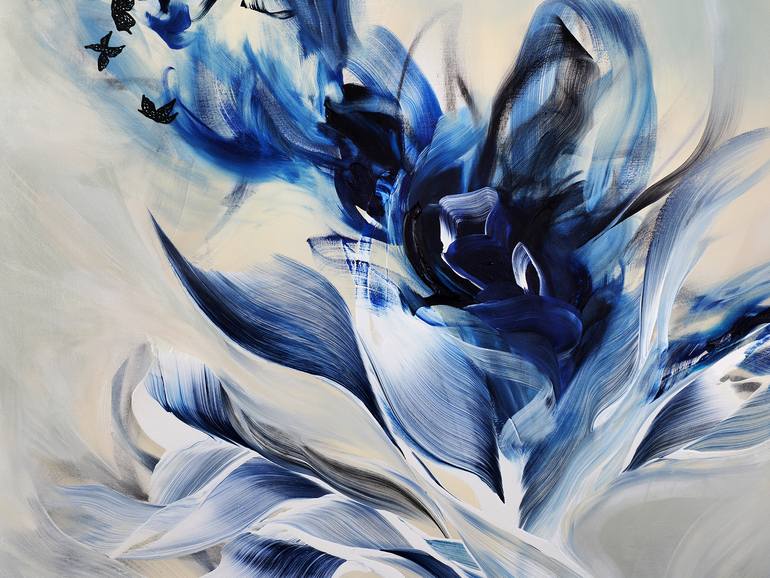 Original Abstract Expressionism Abstract Painting by Novi Lim