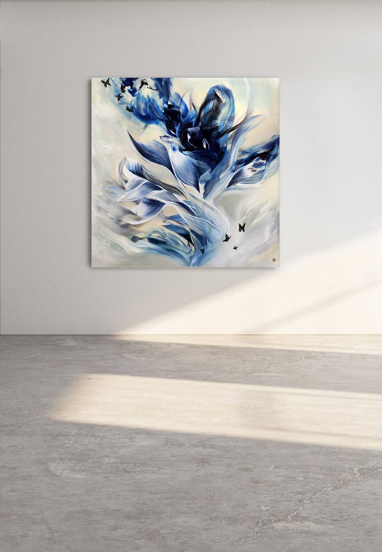 Original Abstract Expressionism Abstract Painting by Novi Lim