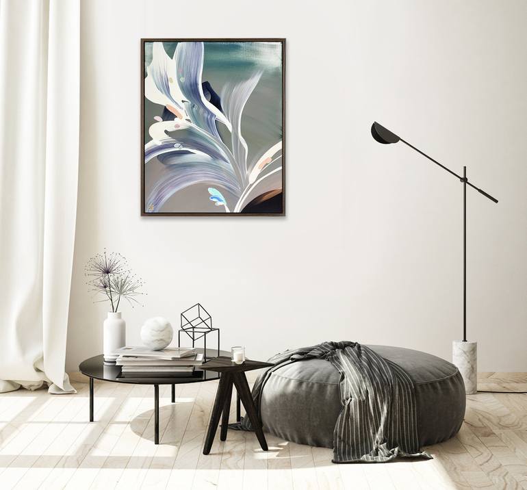 Original Abstract Expressionism Abstract Painting by Novi Lim