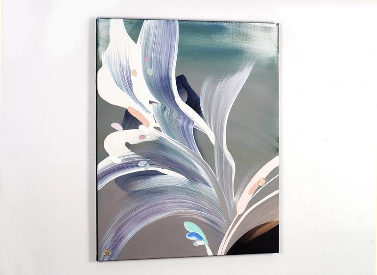 Original Abstract Expressionism Abstract Painting by Novi Lim