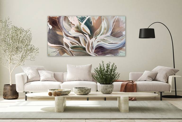 Original Abstract Expressionism Abstract Painting by Novi Lim