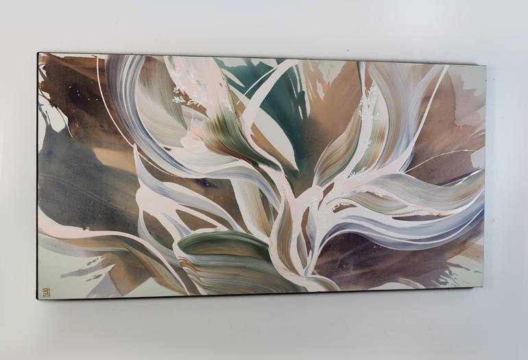 Original Abstract Expressionism Abstract Painting by Novi Lim