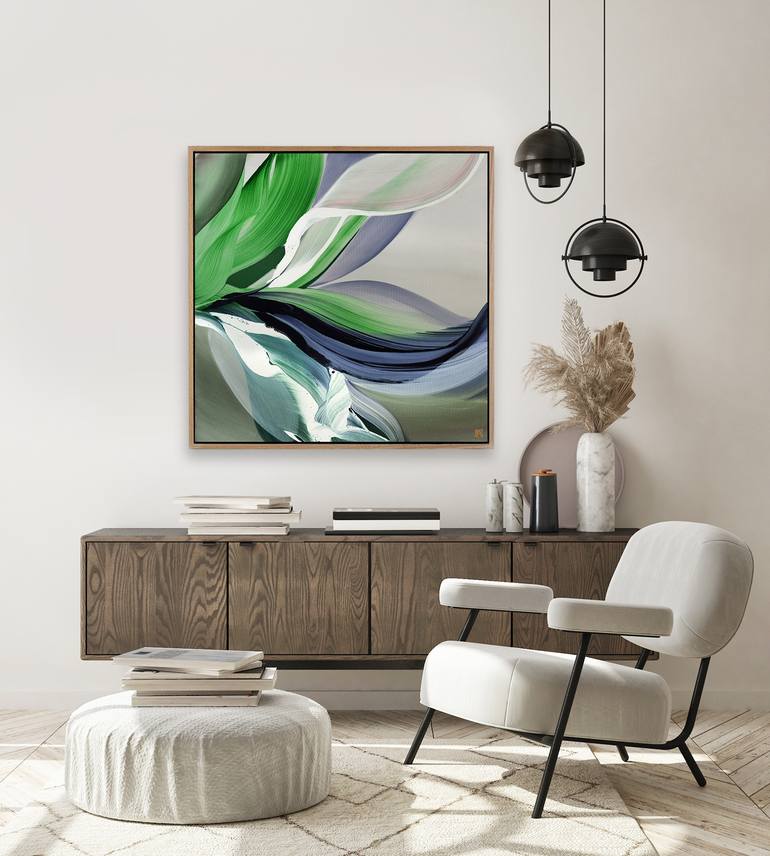 Original Abstract Expressionism Abstract Painting by Novi Lim