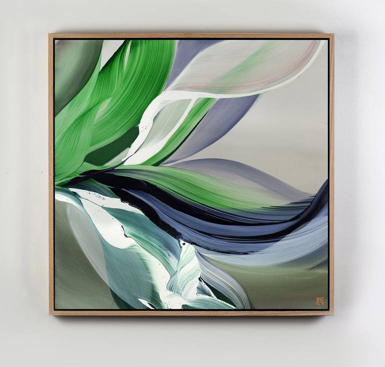 Original Abstract Expressionism Abstract Painting by Novi Lim