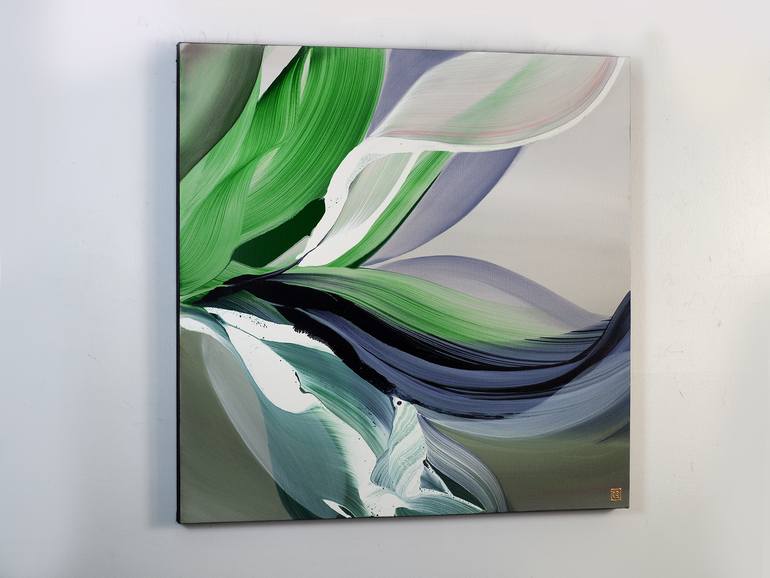 Original Abstract Expressionism Abstract Painting by Novi Lim