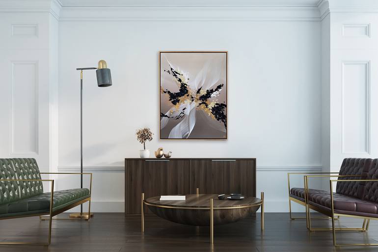 Original Abstract Expressionism Abstract Painting by Novi Lim