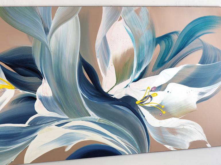 Original Abstract Expressionism Abstract Painting by Novi Lim