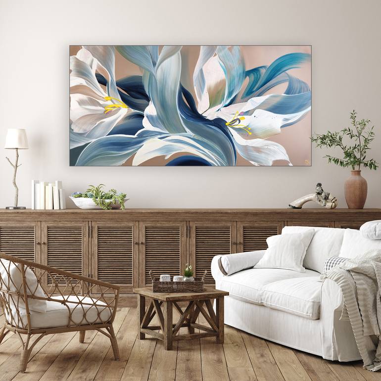 Original Abstract Expressionism Abstract Painting by Novi Lim