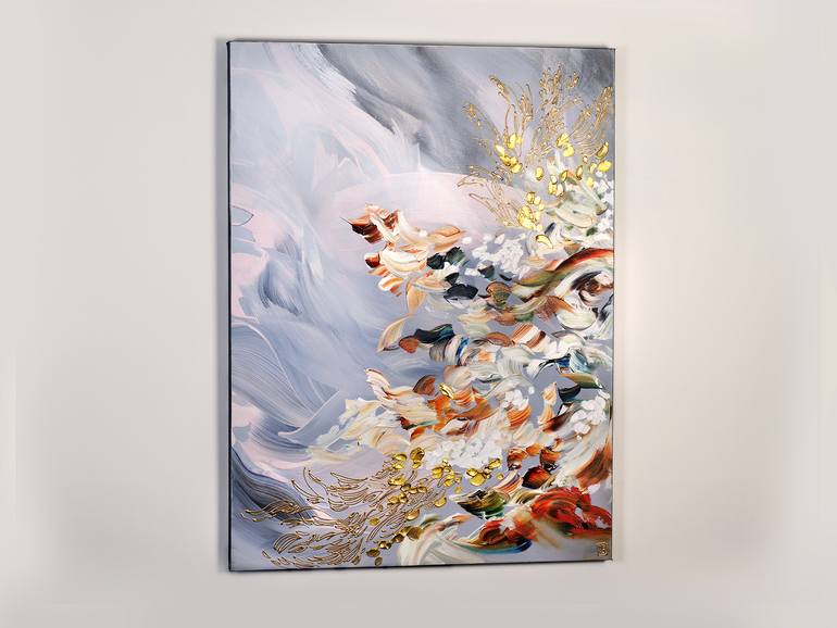 Original Abstract Expressionism Abstract Painting by Novi Lim