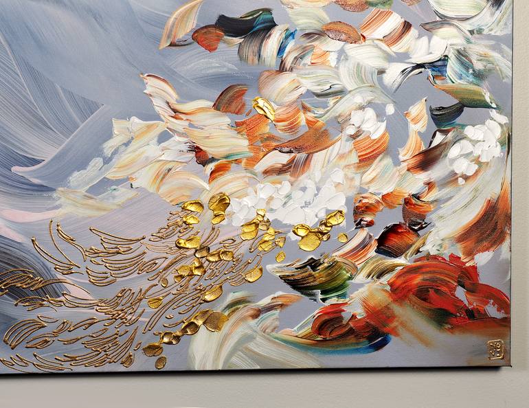 Original Abstract Expressionism Abstract Painting by Novi Lim