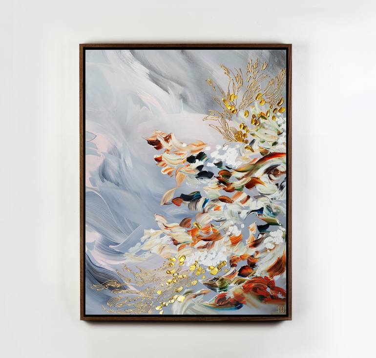 Original Abstract Expressionism Abstract Painting by Novi Lim