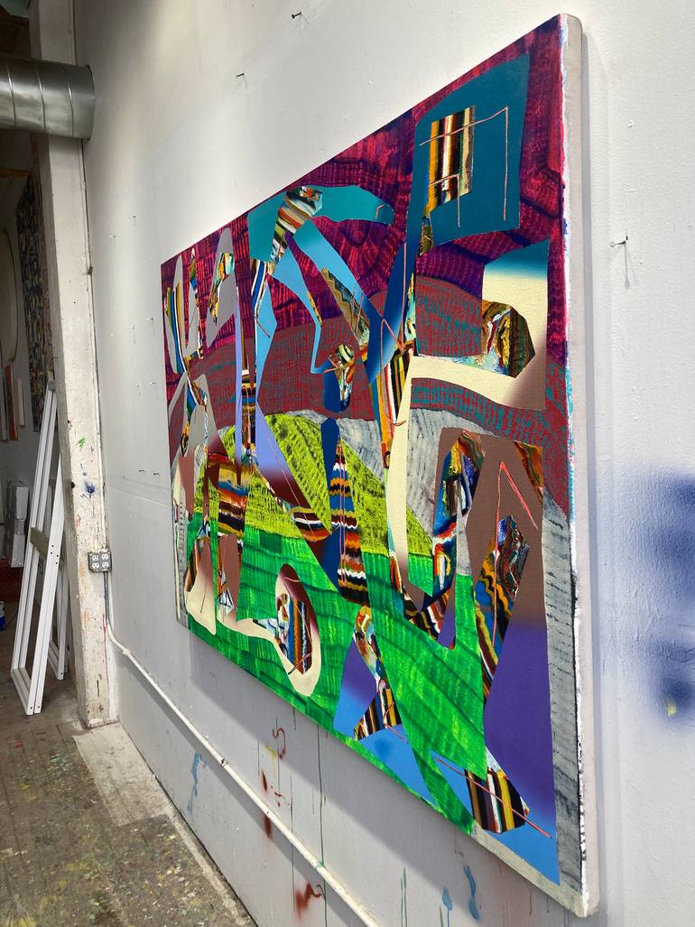 Original Abstract Expressionism Abstract Painting by Zack Goulet