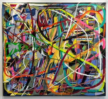 Original Abstract Expressionism Abstract Paintings by Zack Goulet