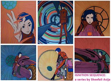 Saatchi Art Artist Sheefali Asija; Paintings, “Ignition Sequence Series” #art