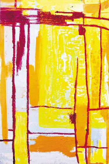 Original Abstract Paintings by Wanda Jeanne Kavanagh - Abstract Painter