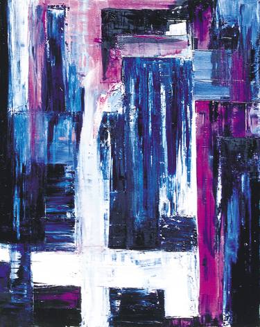 Original Abstract Paintings by Wanda Jeanne Kavanagh - Abstract Painter